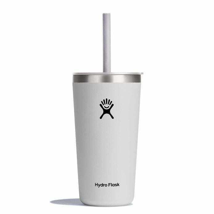 20 oz All Around™ Tumbler with Straw Lid - White I7