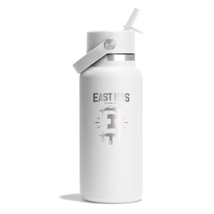 32 oz WM Flex Straw Bottle - Hydro Flask + East Iris Studios J0