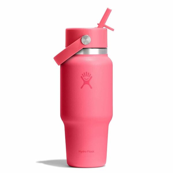 24 oz Travel Bottle with Flex Straw Cap W4